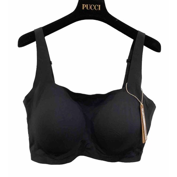 SKIMS Naked Scoop Bra NWT - Onyx Black Sz Large-DD, Small -DD - Picture 4 of 11